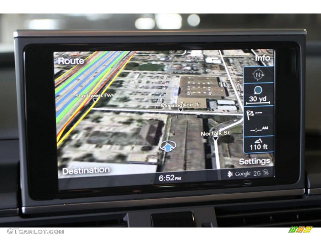 2013 Audi A6 3.0T quattro Sedan Navigation Photo #70935679