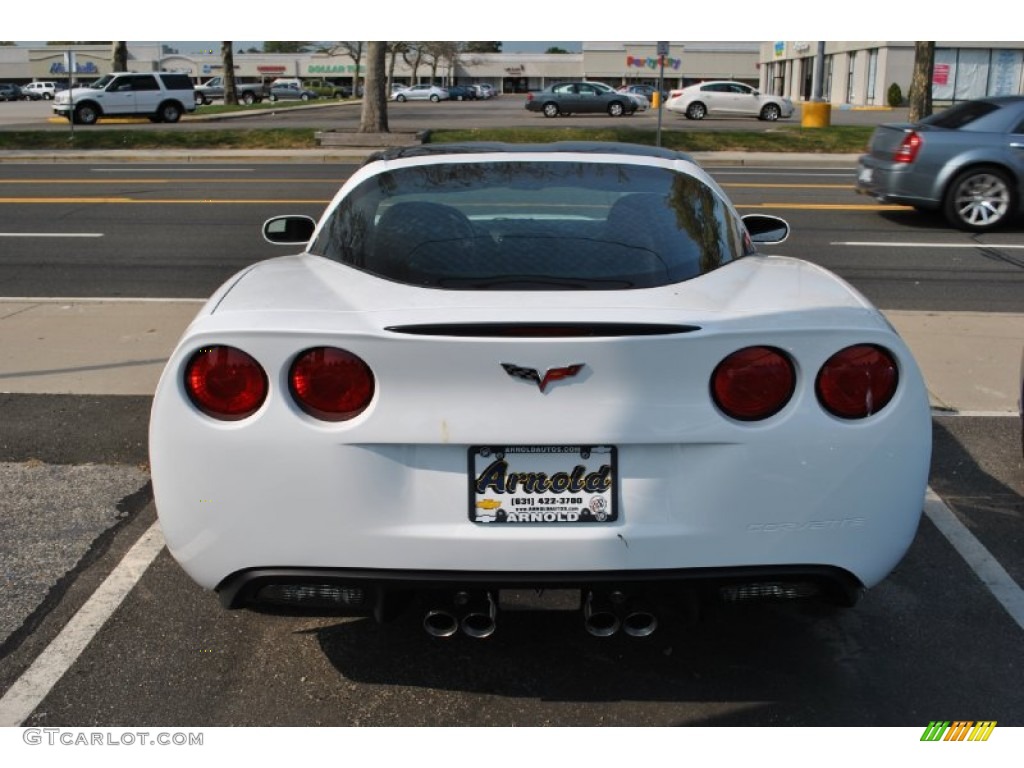 2008 Corvette Coupe - Arctic White / Ebony photo #5