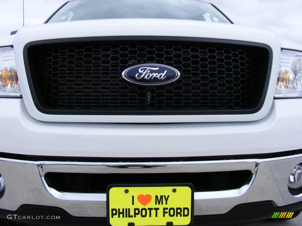 2006 F150 XLT SuperCab - Oxford White / Tan photo #20