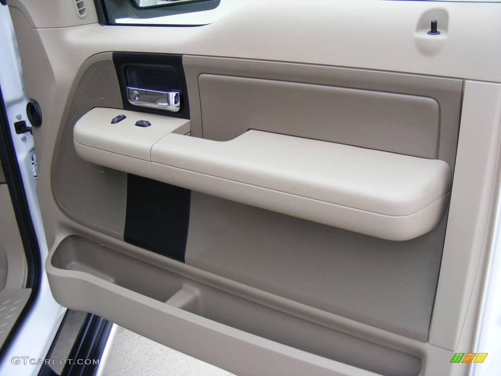 2006 F150 XLT SuperCab - Oxford White / Tan photo #26