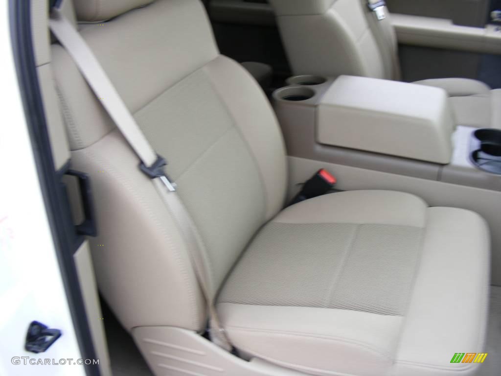 2006 F150 XLT SuperCab - Oxford White / Tan photo #29