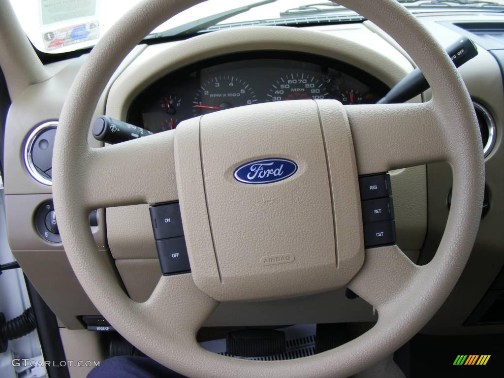 2006 F150 XLT SuperCab - Oxford White / Tan photo #46