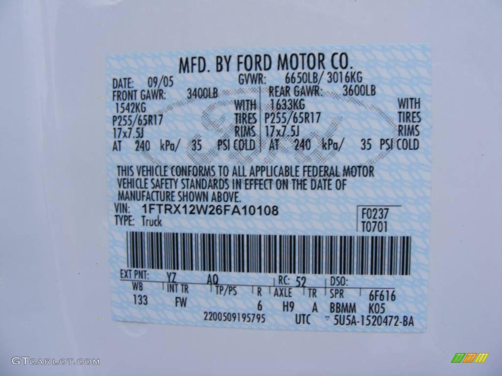 2006 F150 XLT SuperCab - Oxford White / Tan photo #50