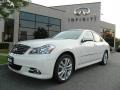 2008 Moonlight White Infiniti M 35x AWD Sedan  photo #1