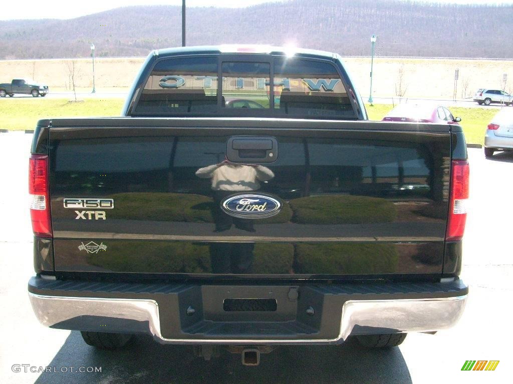 2006 F150 XLT SuperCrew 4x4 - Black / Medium/Dark Flint photo #11