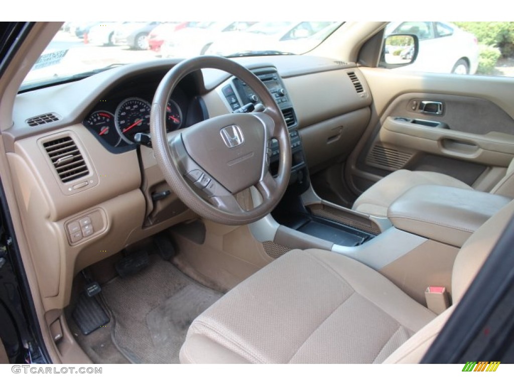 2006 Pilot EX 4WD - Nighthawk Black Pearl / Saddle photo #10