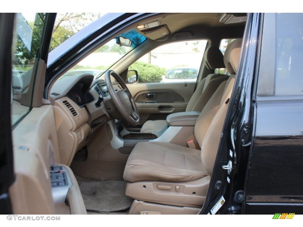 2006 Pilot EX 4WD - Nighthawk Black Pearl / Saddle photo #11