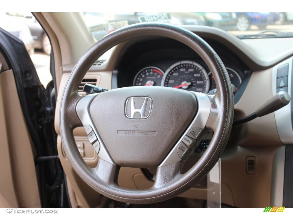 2006 Pilot EX 4WD - Nighthawk Black Pearl / Saddle photo #14