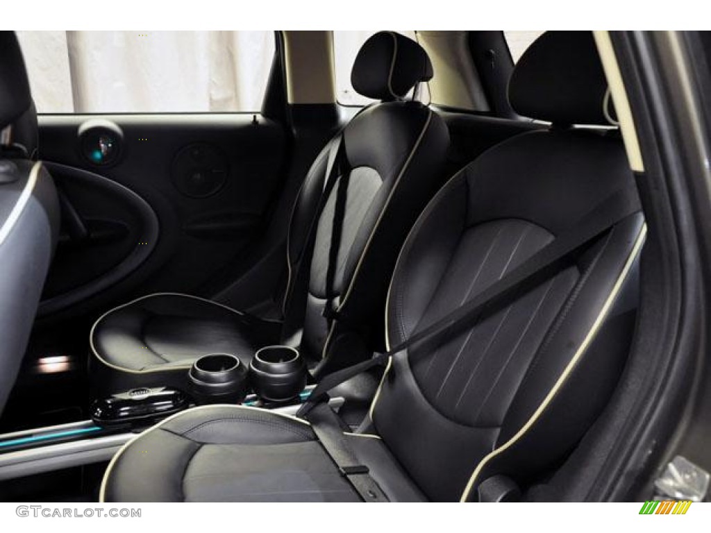 Carbon Black Interior 2012 Mini Cooper S Countryman All4 AWD Photo #70940389