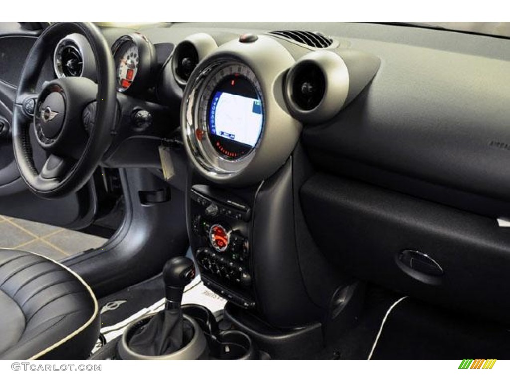2012 Mini Cooper S Countryman All4 AWD Carbon Black Dashboard Photo #70940413