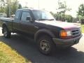 Black - Ranger XLT Extended Cab 4x4 Photo No. 4