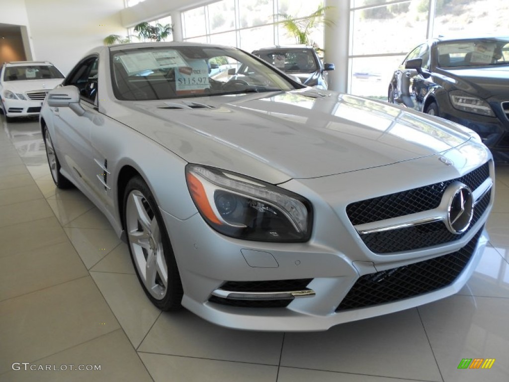Iridium Silver Metallic 2013 Mercedes-Benz SL 550 Roadster Exterior Photo #70942366