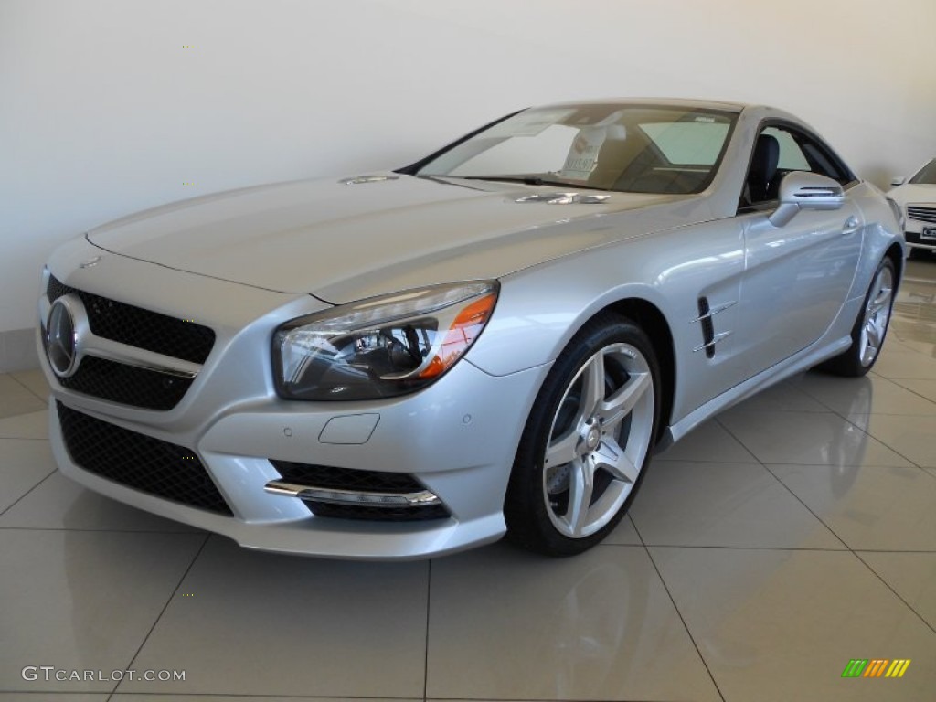 Iridium Silver Metallic 2013 Mercedes-Benz SL 550 Roadster Exterior Photo #70942438