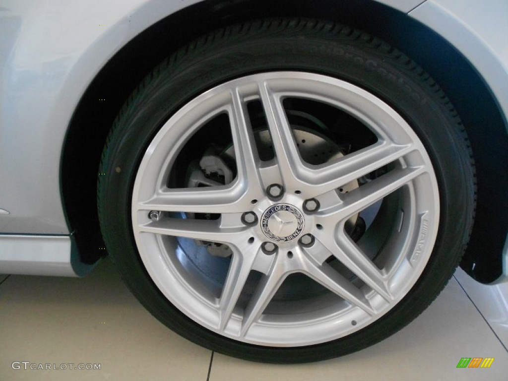 2013 C 250 Sport - Diamond Silver Metallic / Black photo #4