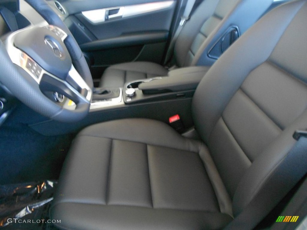 2013 C 250 Sport - Diamond Silver Metallic / Black photo #6