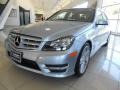 2013 Diamond Silver Metallic Mercedes-Benz C 250 Sport  photo #9