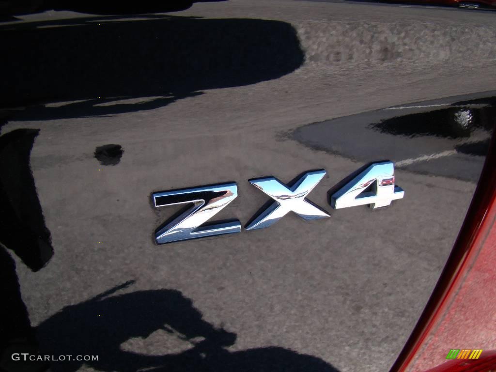 2006 Focus ZX4 SES Sedan - Pitch Black / Dark Flint/Light Flint photo #8