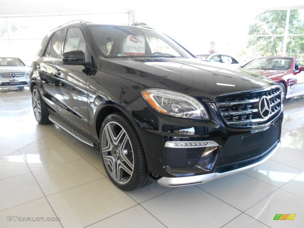 2013 ML 63 AMG 4Matic - Black / designo Porcelain photo #1