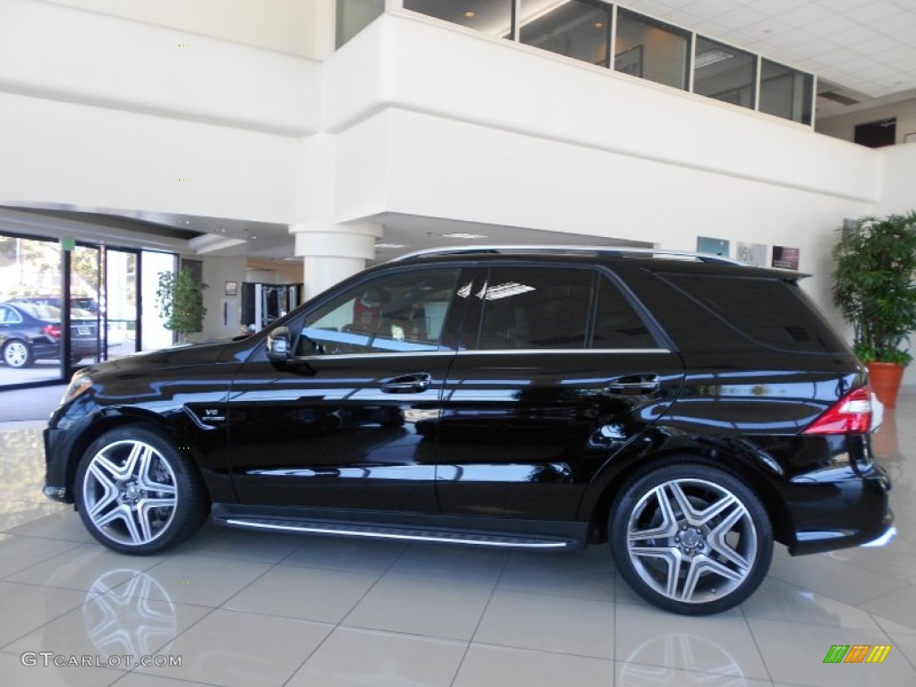Black 2013 Mercedes-Benz ML 63 AMG 4Matic Exterior Photo #70943407