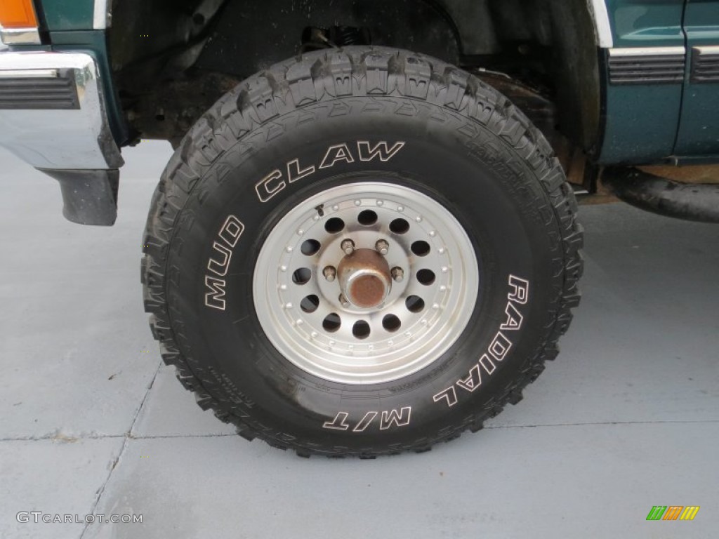 1998 C/K K1500 Silverado Extended Cab 4x4 - Emerald Green Metallic / Neutral photo #10