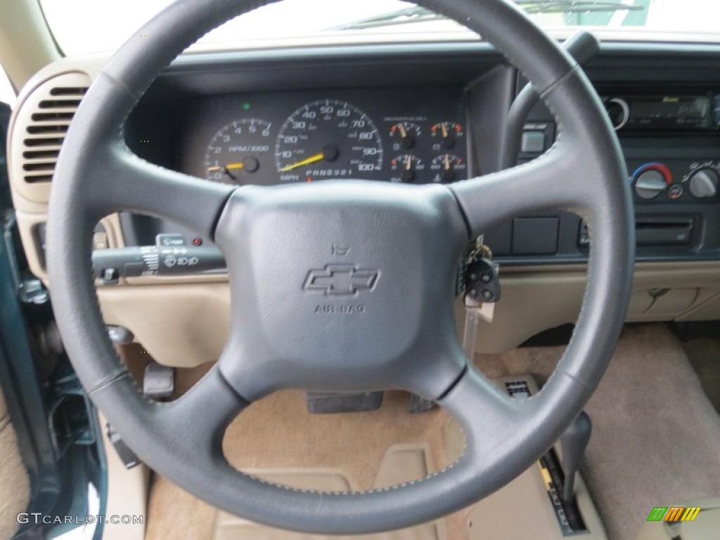 1998 C/K K1500 Silverado Extended Cab 4x4 - Emerald Green Metallic / Neutral photo #33