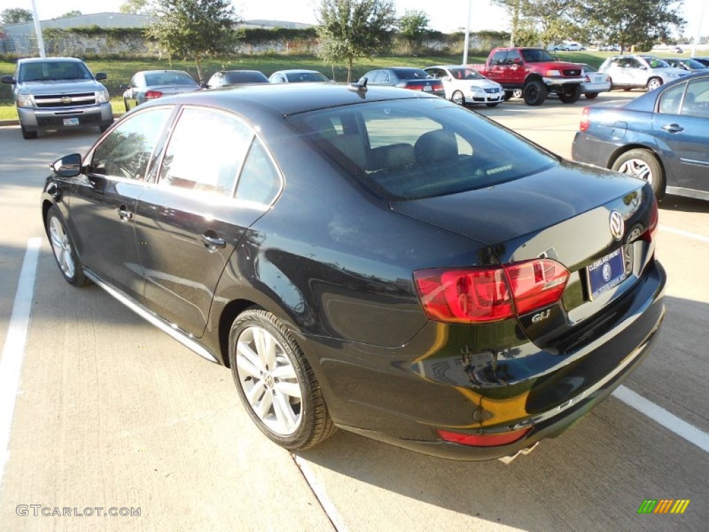 2013 Jetta GLI - Deep Black Pearl Metallic / Titan Black photo #5