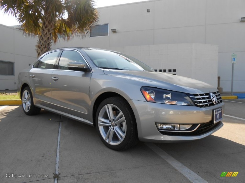 2013 Passat TDI SEL - Tungsten Silver Metallic / Titan Black photo #1