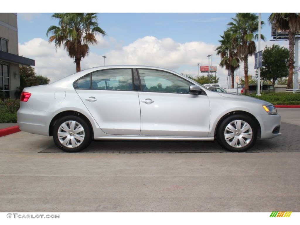 2011 Jetta SE Sedan - Reflex Silver Metallic / Titan Black photo #6