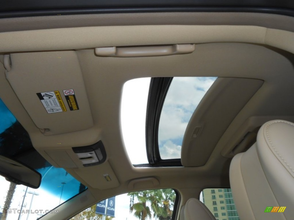 2013 MDX SH-AWD Technology - Crystal Black Pearl / Parchment photo #26