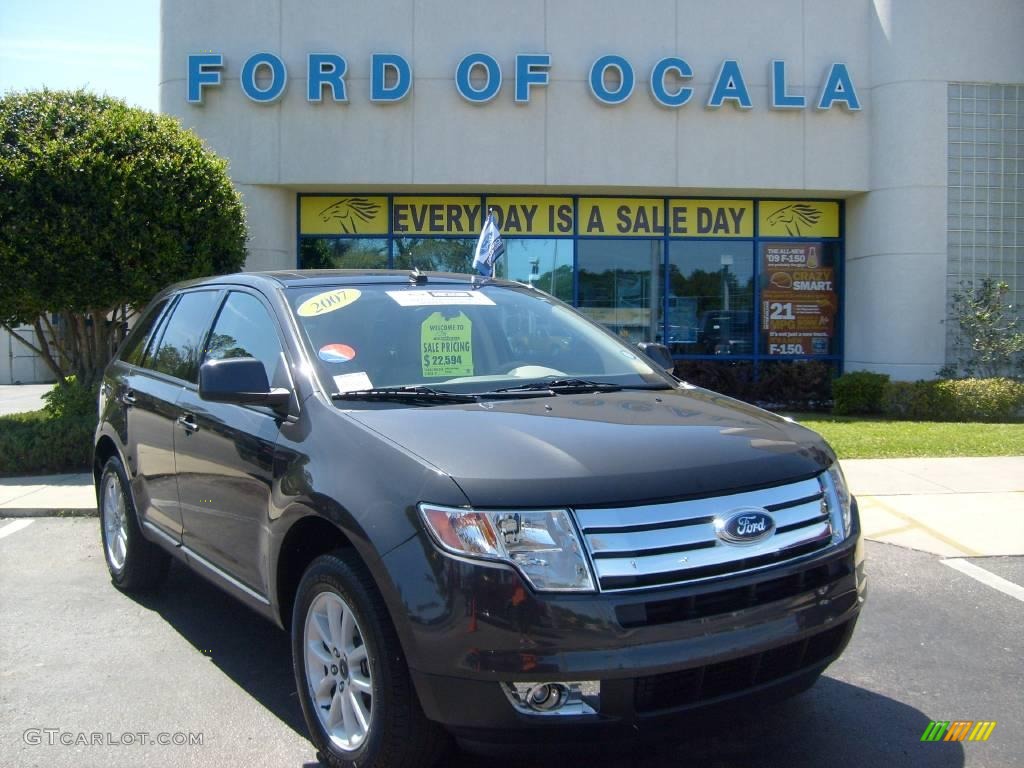 2007 Edge SEL - Carbon Metallic / Medium Light Stone photo #1