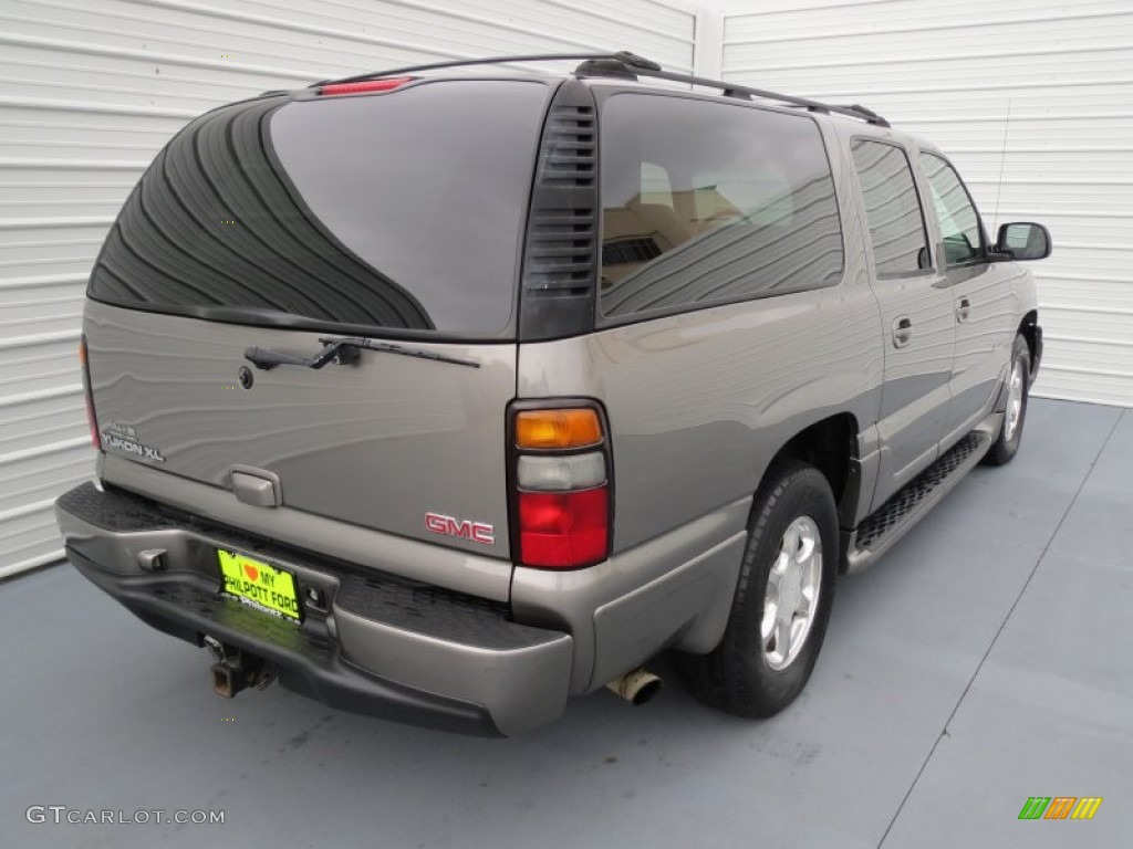 2005 Yukon XL Denali AWD - Steel Gray Metallic / Stone Gray photo #3