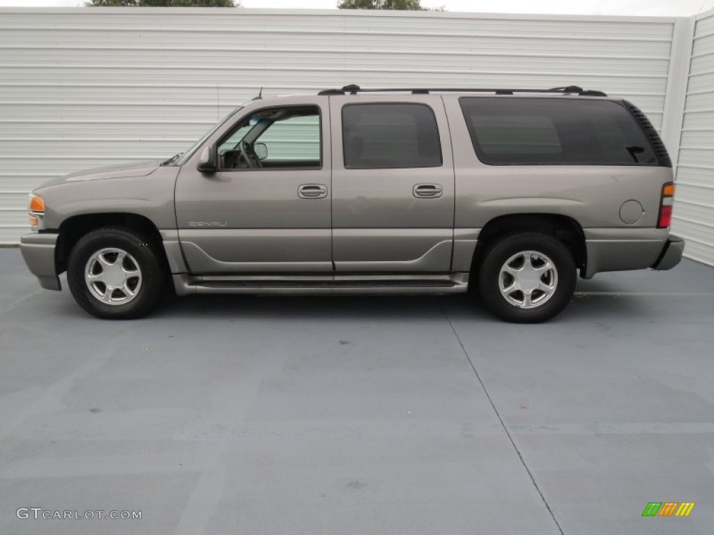 2005 Yukon XL Denali AWD - Steel Gray Metallic / Stone Gray photo #5