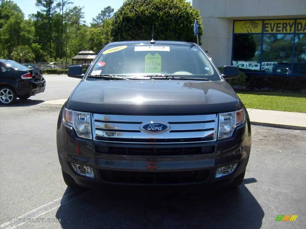 2007 Edge SEL - Carbon Metallic / Medium Light Stone photo #8