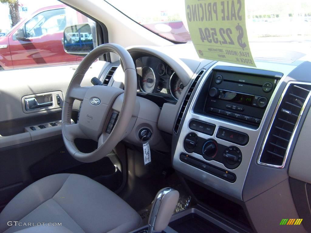 2007 Edge SEL - Carbon Metallic / Medium Light Stone photo #19