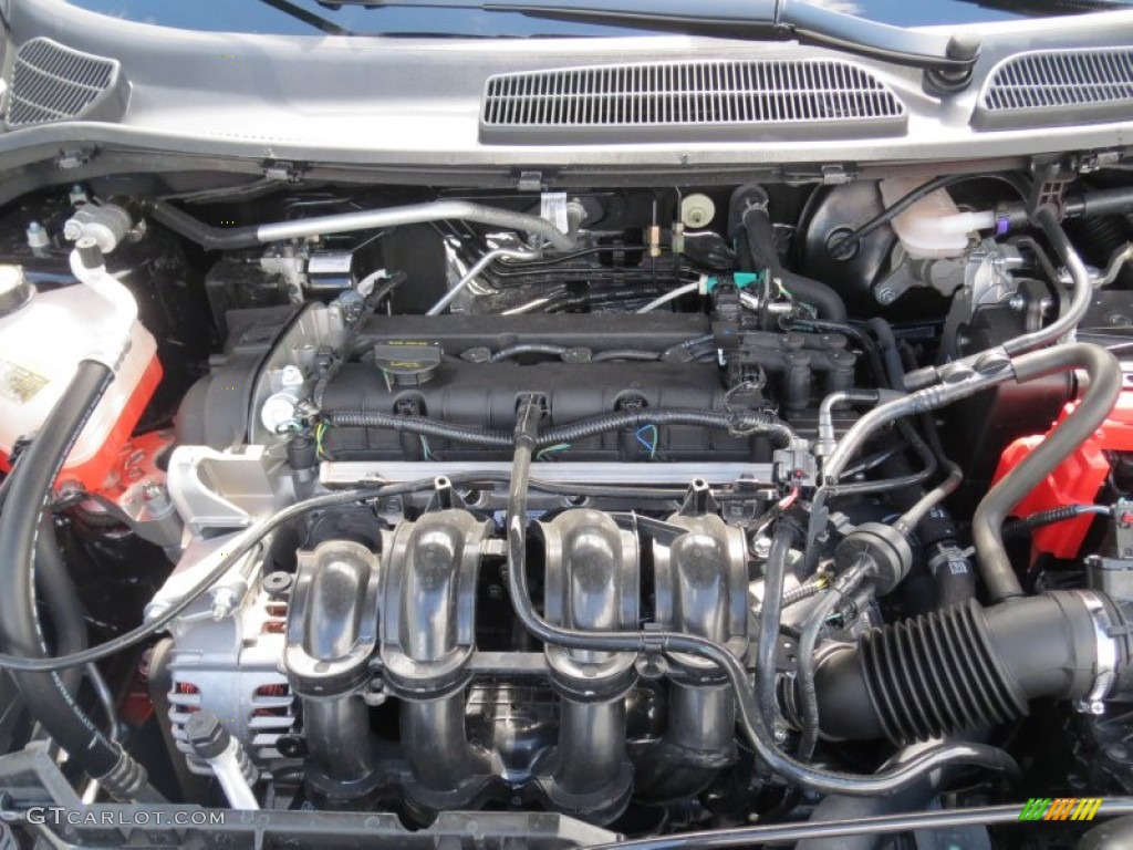 2013 Ford Fiesta SE Hatchback 1.6 Liter DOHC 16-Valve Ti-VCT Duratec 4 Cylinder Engine Photo #70947727