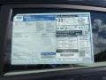 2013 Ford Fiesta SE Hatchback Window Sticker