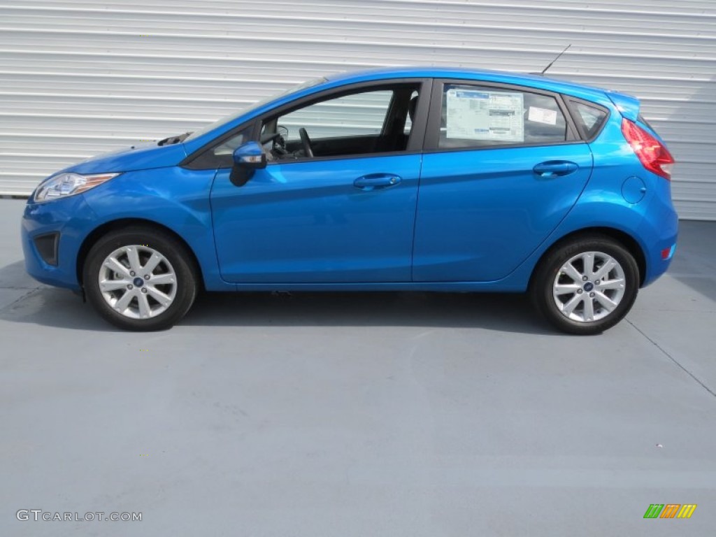 2013 Fiesta SE Hatchback - Blue Candy / Charcoal Black photo #5