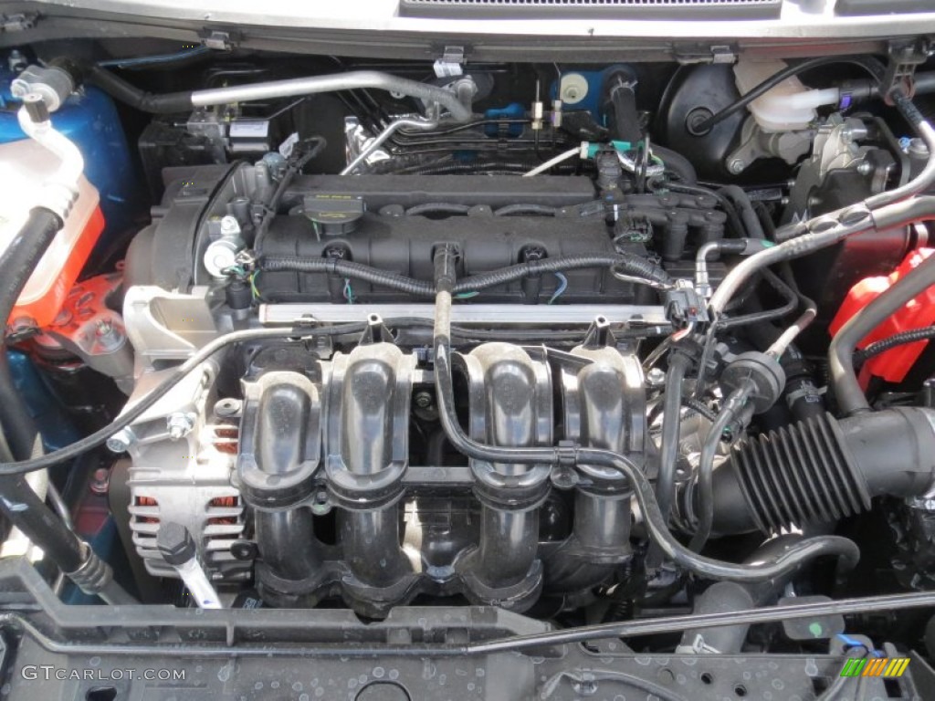2013 Ford Fiesta SE Hatchback 1.6 Liter DOHC 16-Valve Ti-VCT Duratec 4 Cylinder Engine Photo #70947997