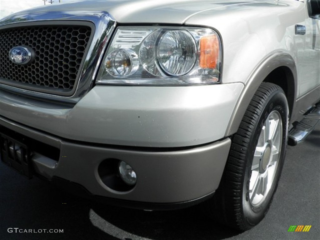 2006 F150 Lariat SuperCrew - Smokestone Metallic / Tan photo #10