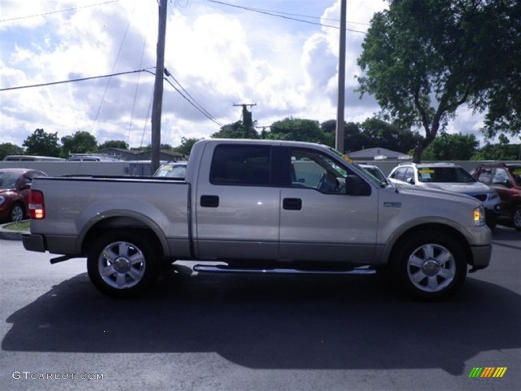 2006 F150 Lariat SuperCrew - Smokestone Metallic / Tan photo #22