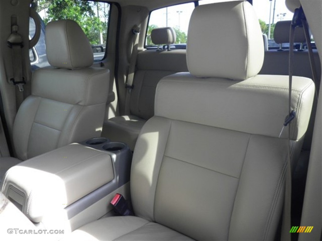 2006 F150 Lariat SuperCrew - Smokestone Metallic / Tan photo #31