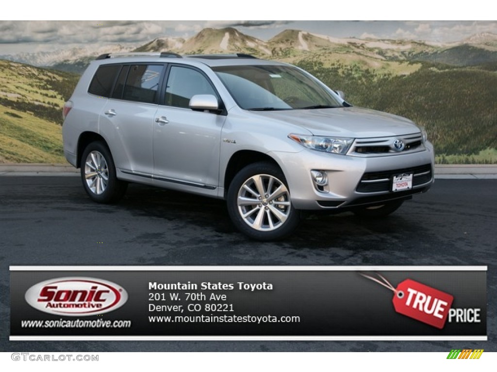 2013 Highlander Hybrid Limited 4WD - Classic Silver Metallic / Black photo #1