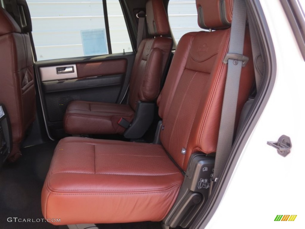 King Ranch Charcoal Black/Chaparral Leather Interior 2013 Ford Expedition King Ranch Photo #70949236
