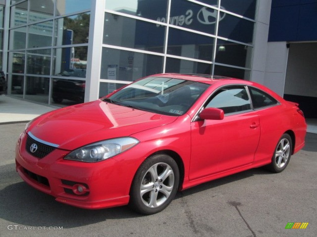 2007 Solara SE V6 Coupe - Absolutely Red / Dark Charcoal photo #1