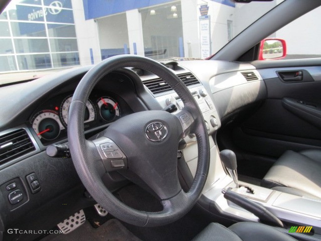 2007 Solara SE V6 Coupe - Absolutely Red / Dark Charcoal photo #16