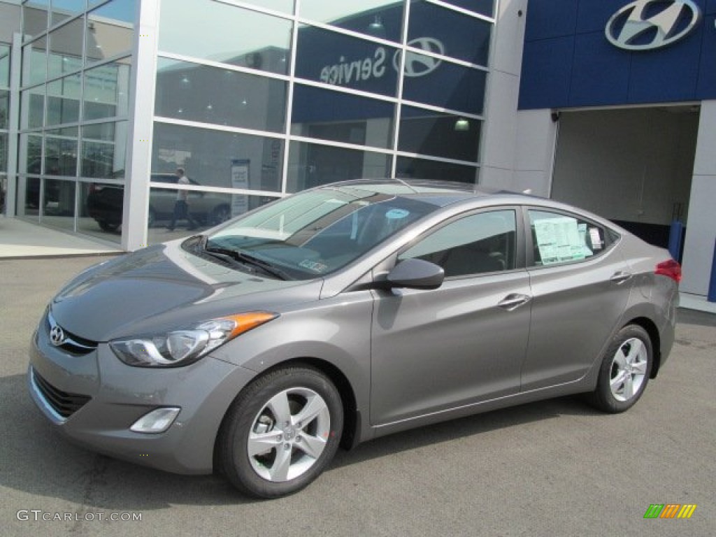 2013 Elantra GLS - Harbor Gray Metallic / Gray photo #1