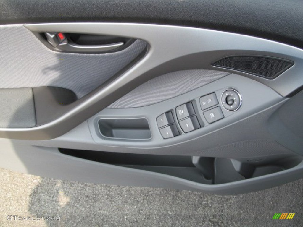 2013 Elantra GLS - Harbor Gray Metallic / Gray photo #7