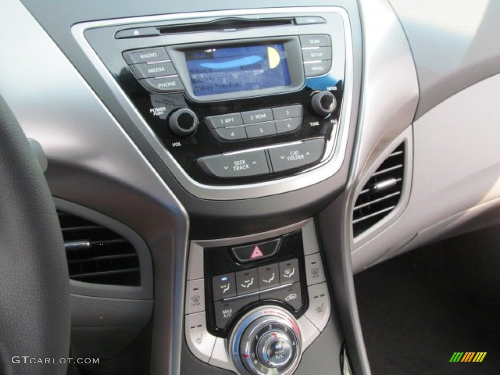 2013 Elantra GLS - Harbor Gray Metallic / Gray photo #8