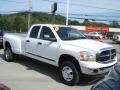 2006 Bright White Dodge Ram 3500 SLT Quad Cab 4x4 Dually  photo #3