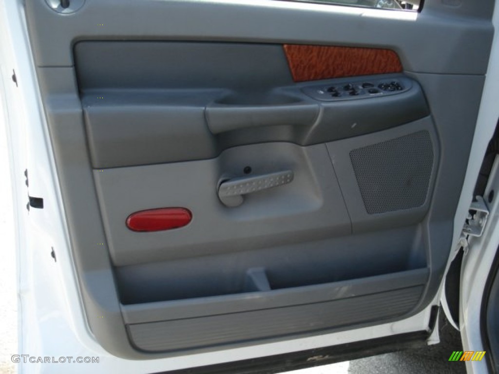 2006 Ram 3500 SLT Quad Cab 4x4 Dually - Bright White / Medium Slate Gray photo #15